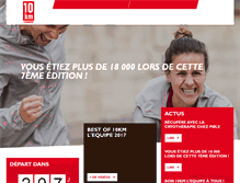 Tablet Screenshot of 10km.lequipe.fr